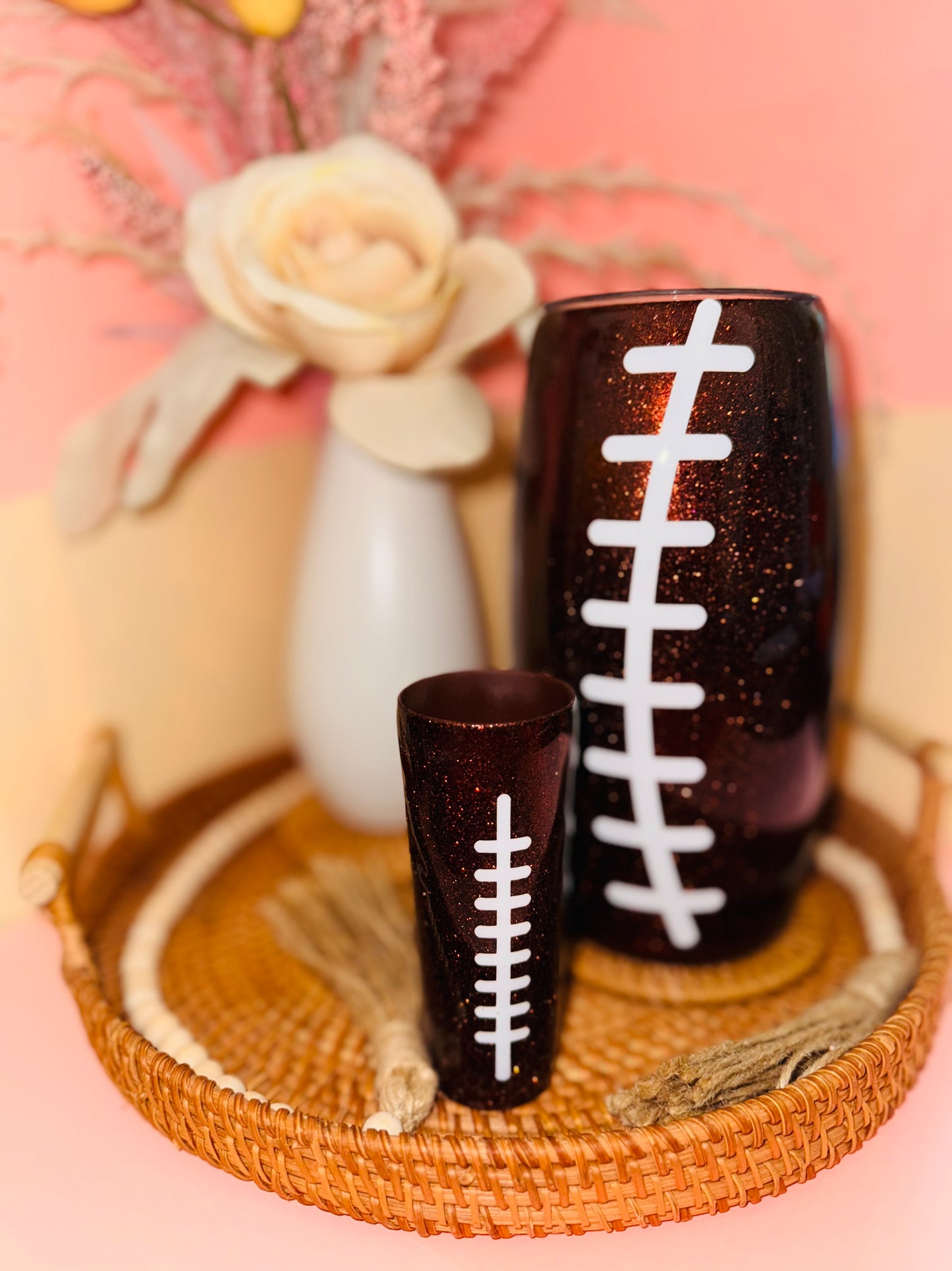 Football & Shotglass